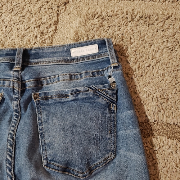 GUC Buckle Black Distressted Riped Jeans unknown fit no or size skinny stretch - Picture 6 of 16